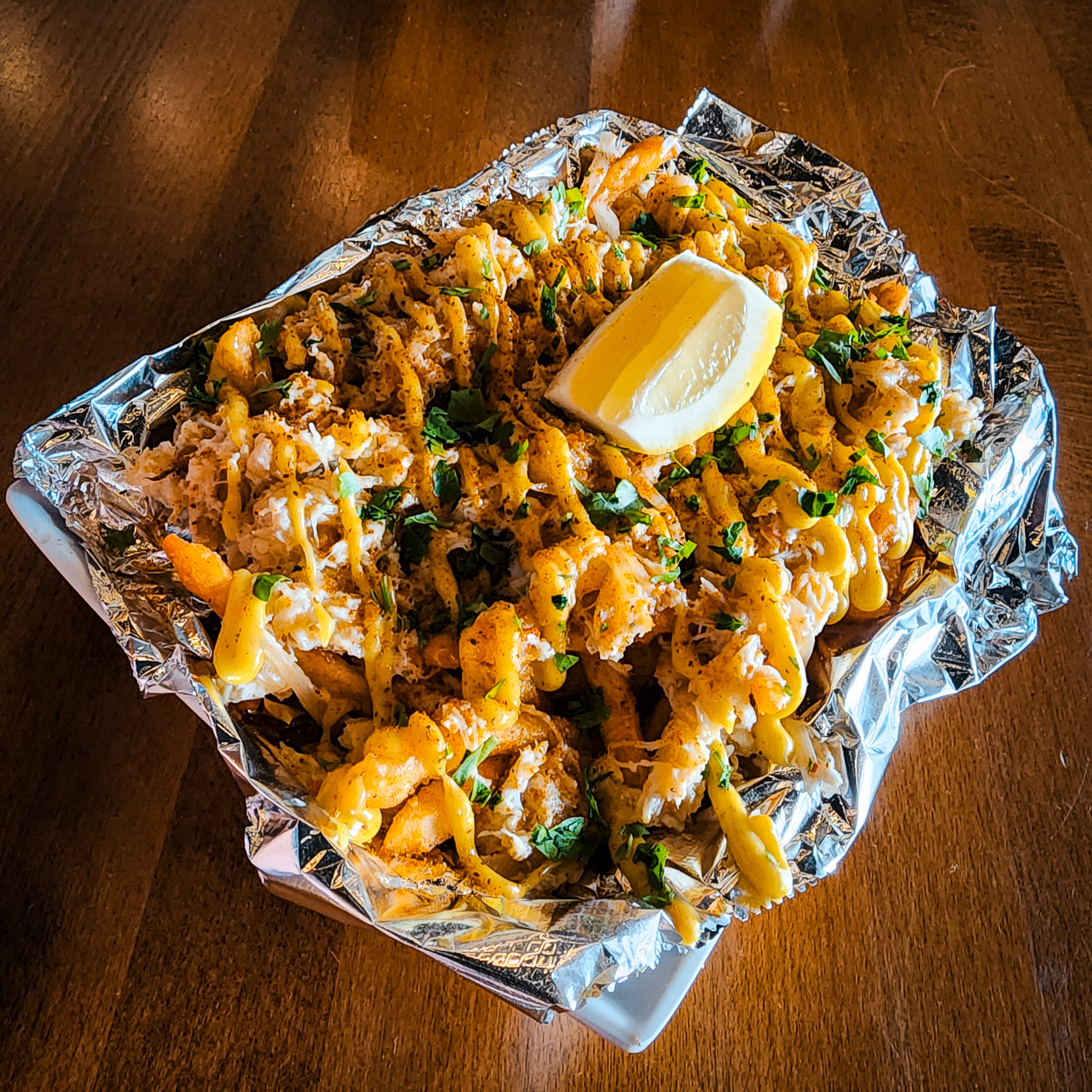 CRAB SCAMPI FRIES