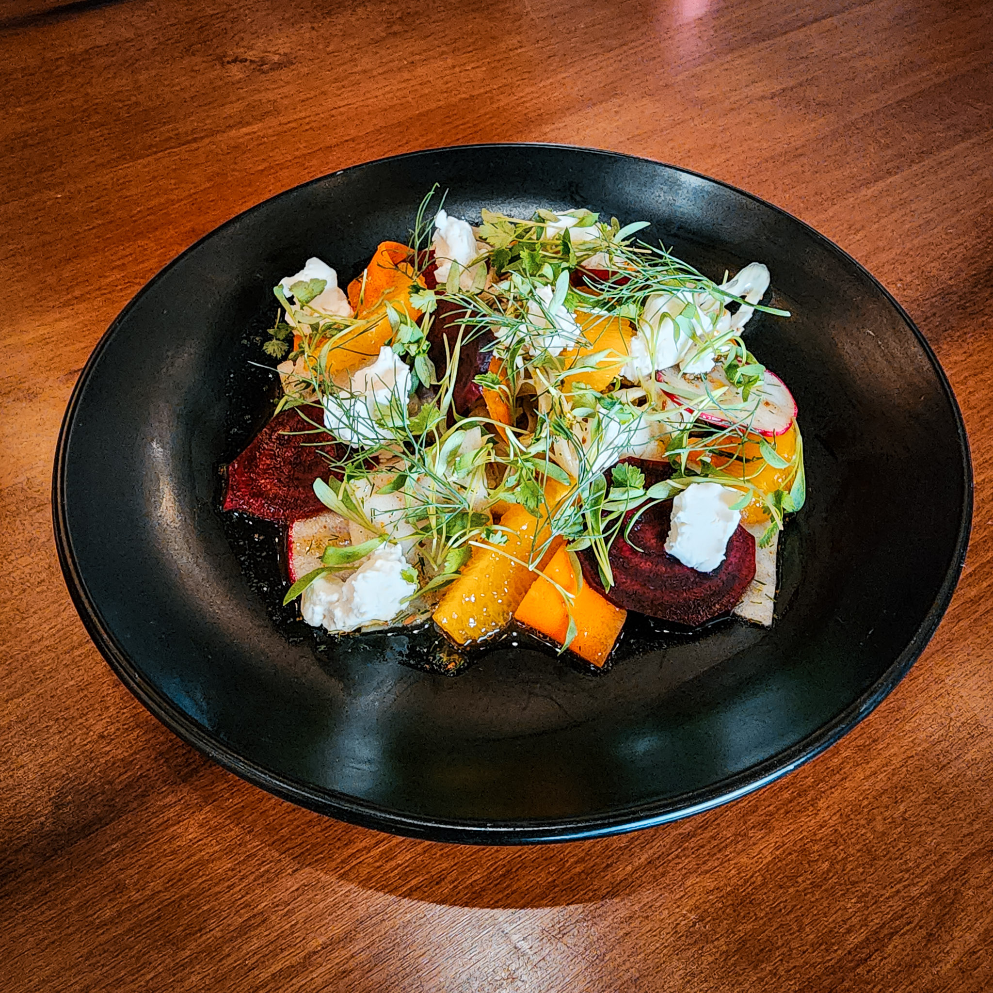 Carrot/Fennel/Radish shaved salad