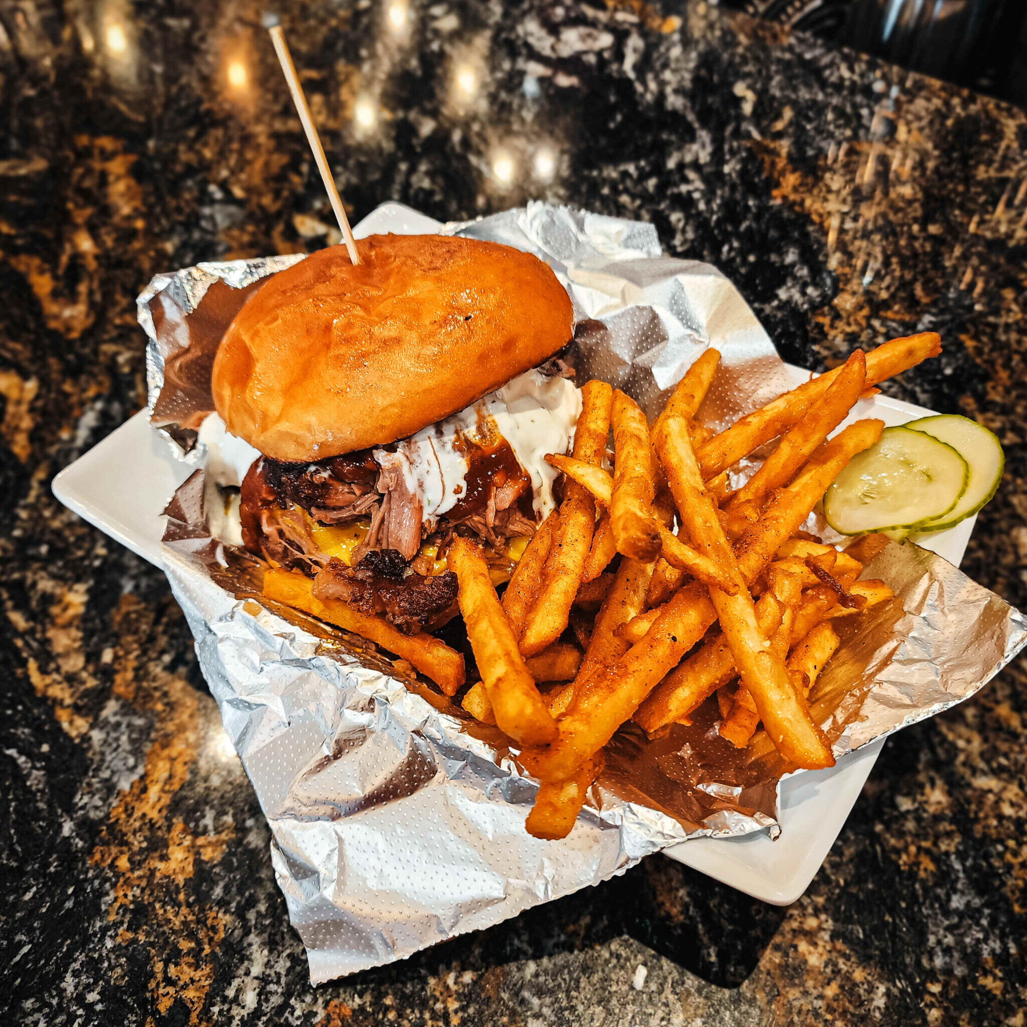 Brisket & Blue Smash