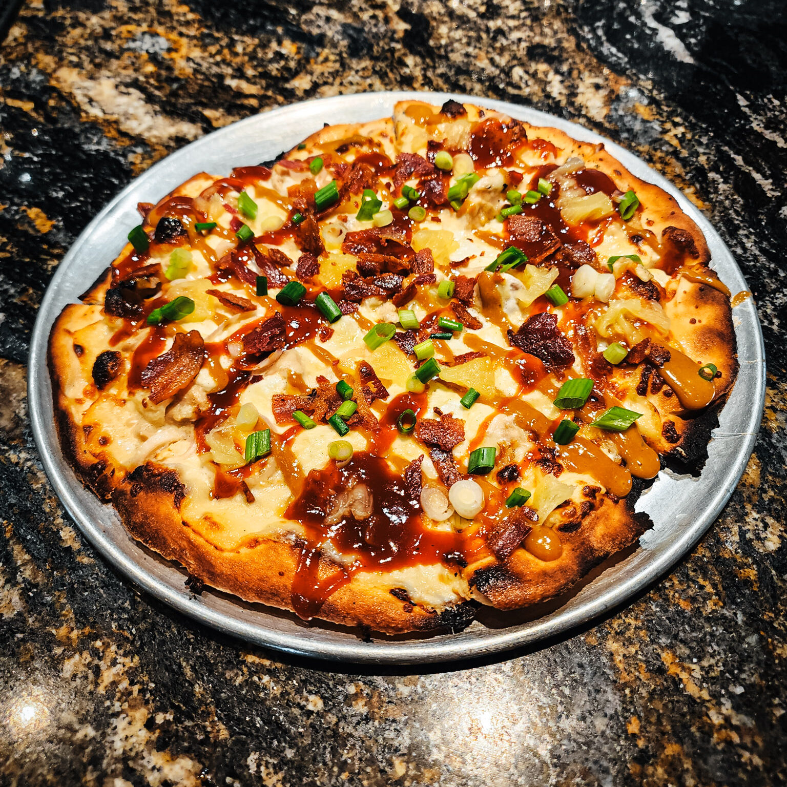 Island BBQ Satay Pizza