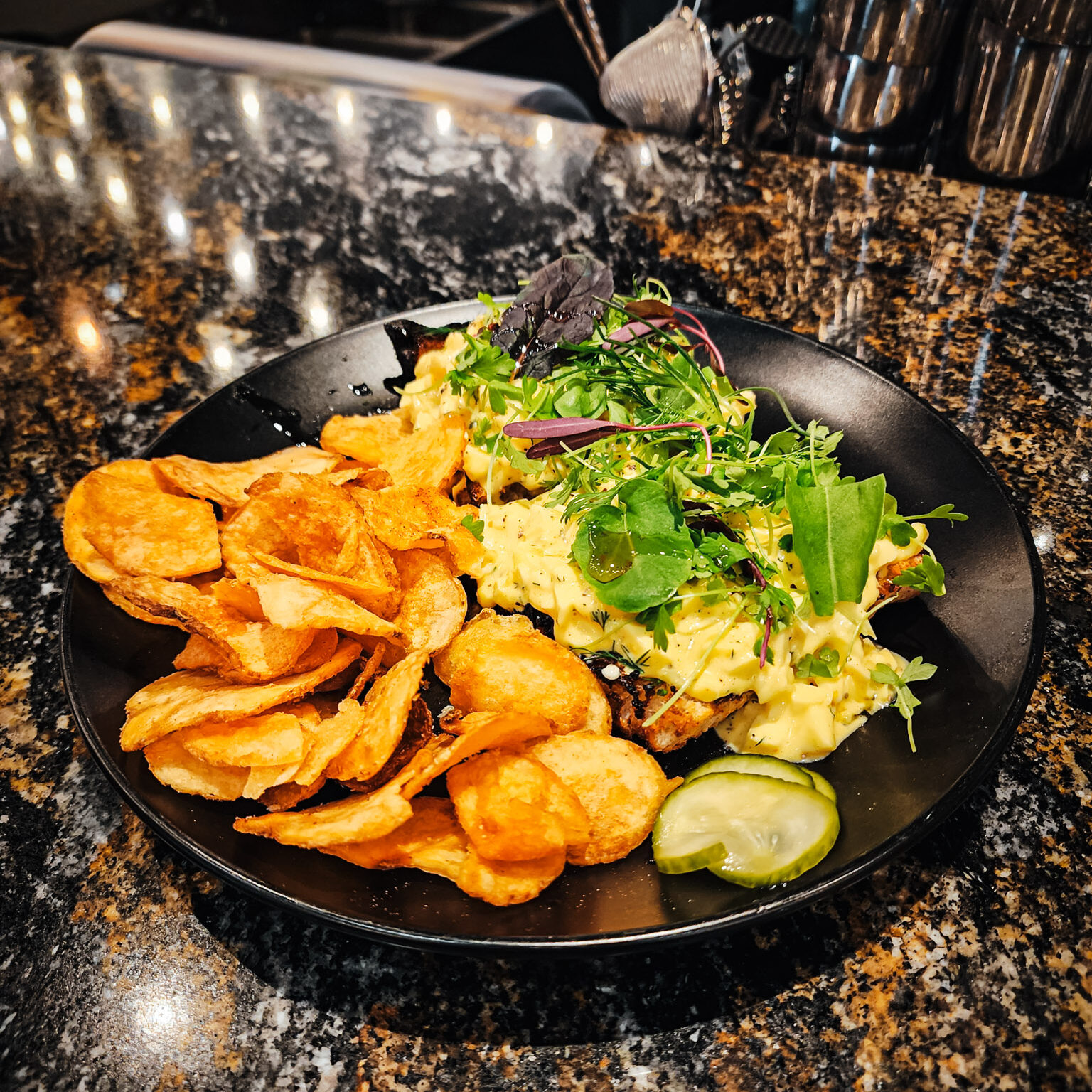 Open Faced Egg Salad